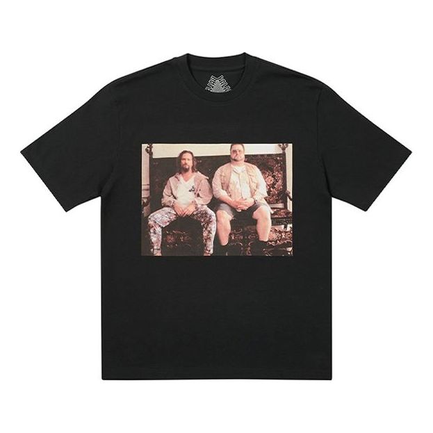 PALACE Dude T-Shirt Round Neck Short Sleeve Unisex Black P19TS016
