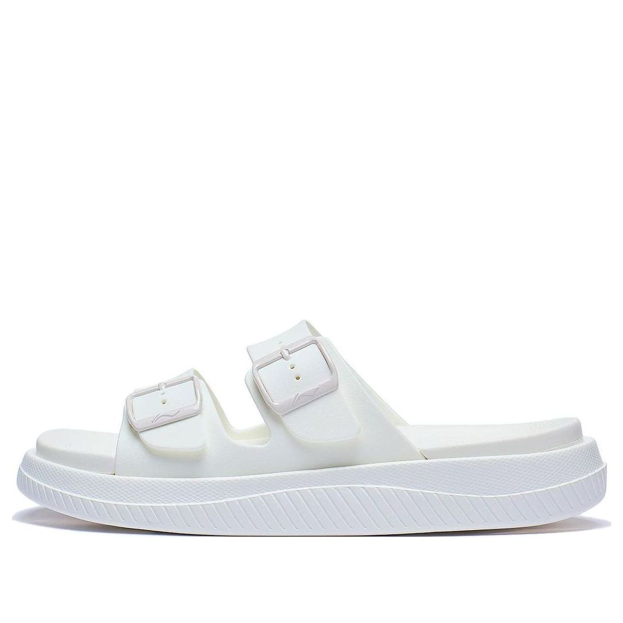 (WMNS) Li-Ning Clap Slippers 'White' AGAT008-1