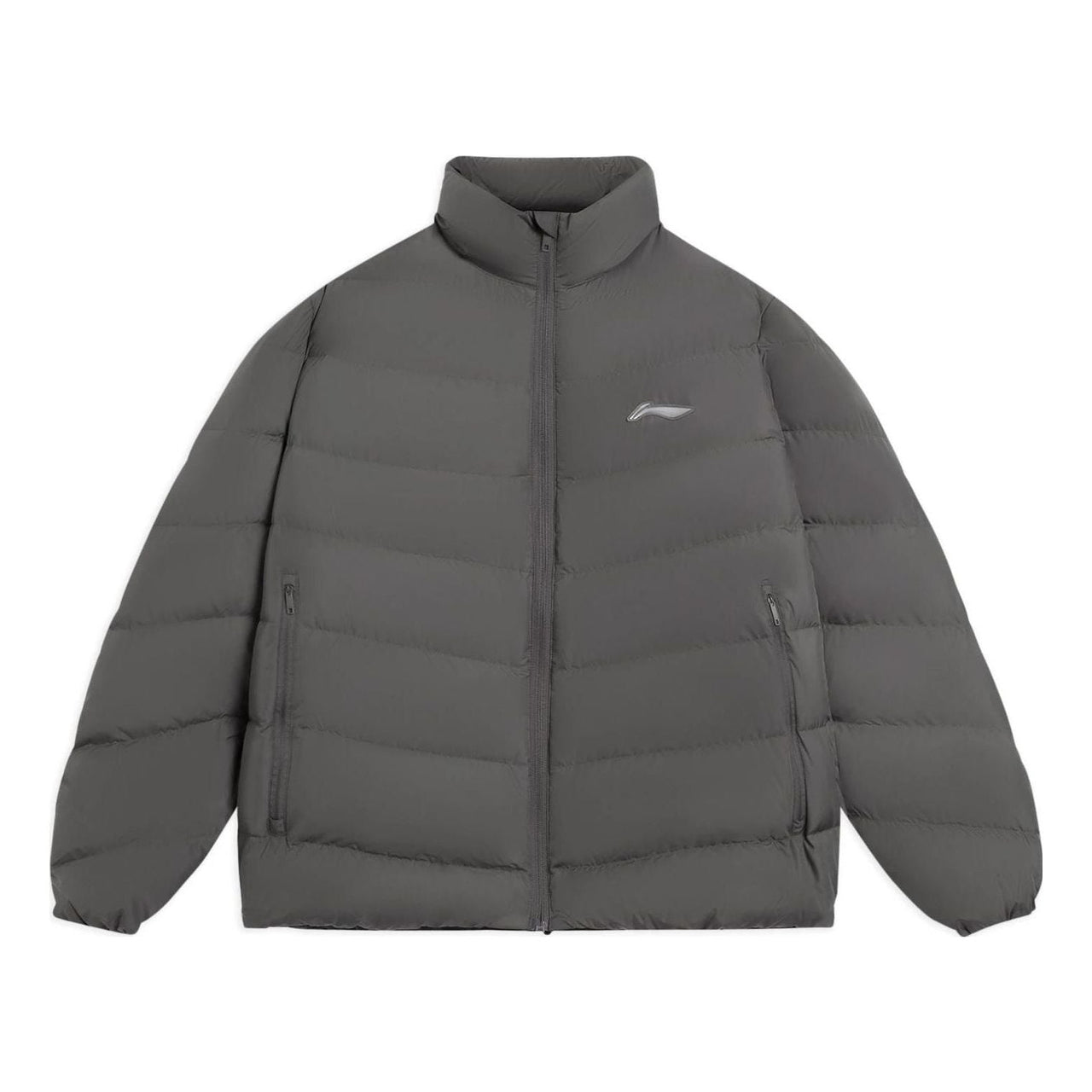 Li-Ning Essential Logo Down Jacket 'Grey' AYMS267-3
