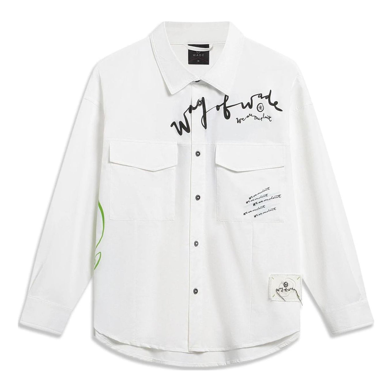 Li-Ning x Salventius Way Of Wade Graphic Long Sleeve Shirt 'White' ASHT209-2
