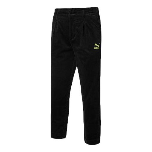 PUMA Corduroy Woven Pants 'Black' 534967-01
