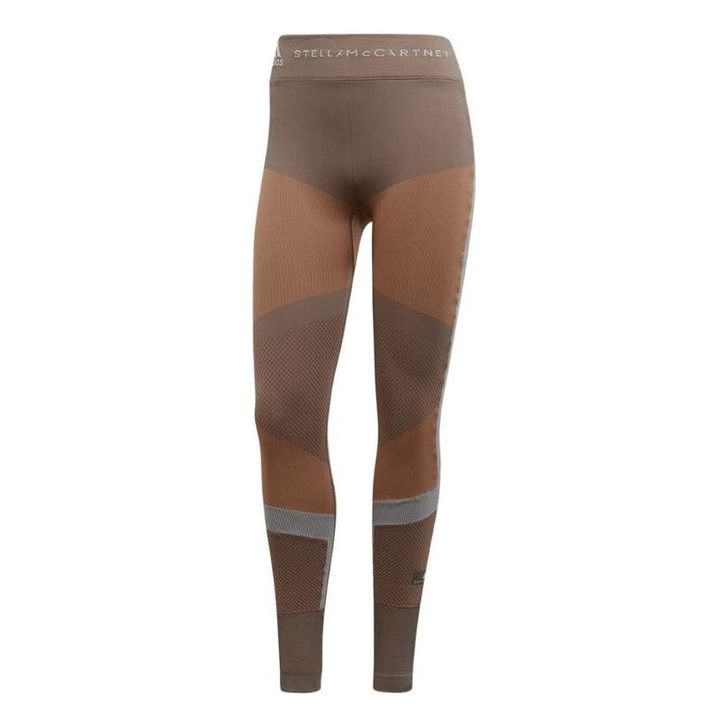 (WMNS) adidas Stella McCartney Running Leggings Asia Sizing 'Olive Green' FI8309