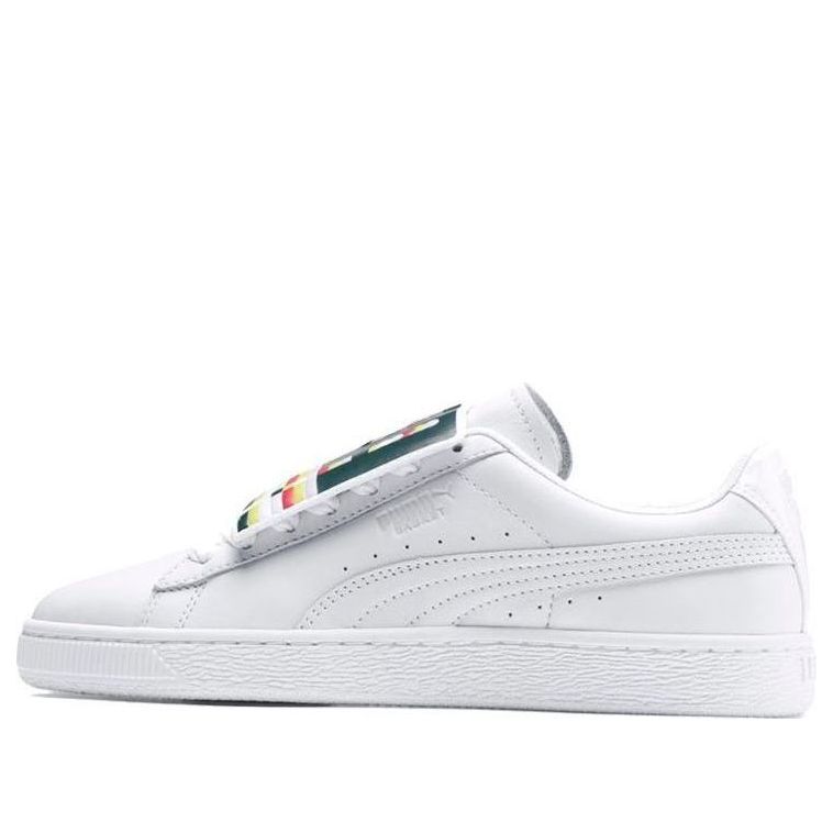 (WMNS) PUMA Basket Badge Casual Sneakers White 369183-01