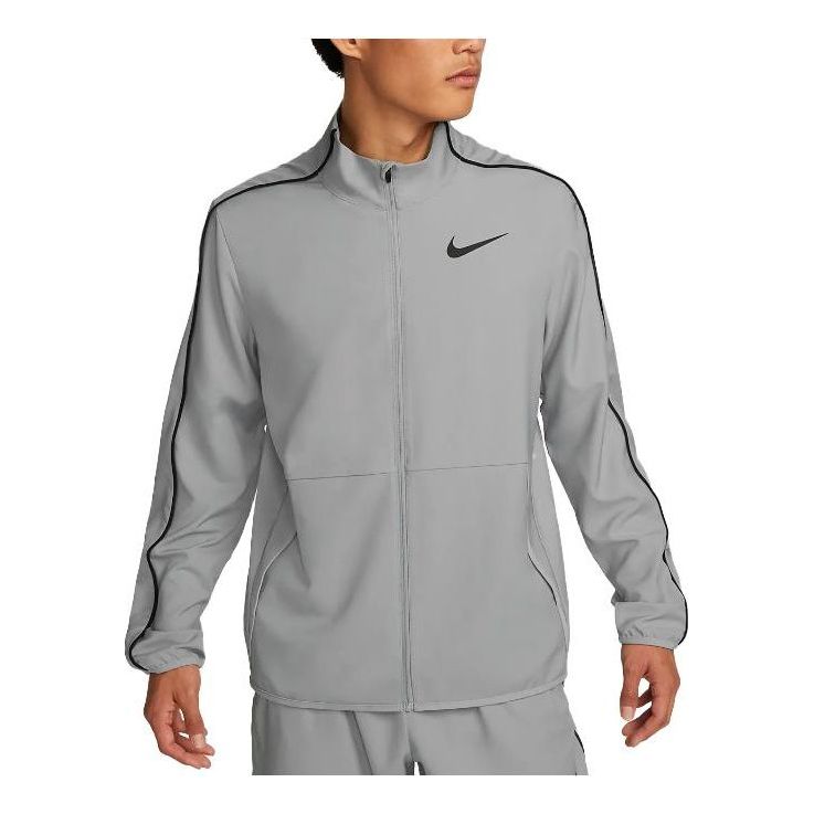 Nike Dri-Fit Team Woven Jacket 'Grey' DM6620-073