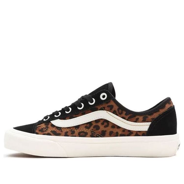 Vans Suede Leopard Style 36 Deconstructions SF Shoes Brown VN0A3MVL4Y5