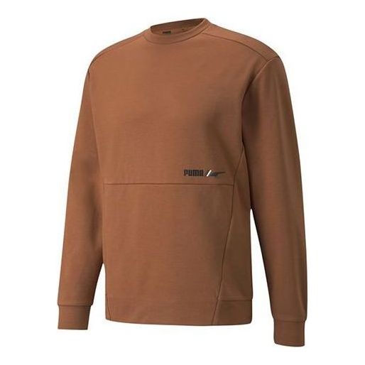 PUMA Winterized Crew Logo 'Tan' 846545-17