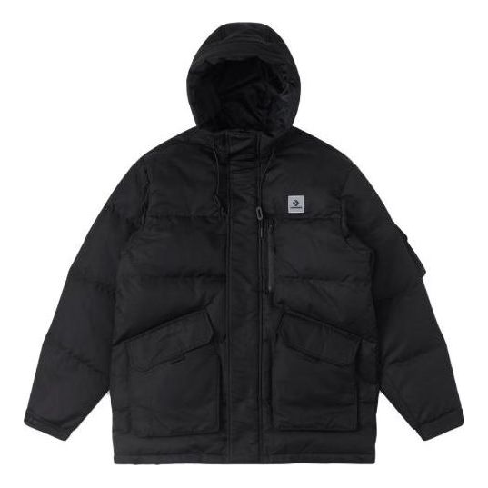 Converse Premium Mid Down Jacket 'Black' 10025249-A03