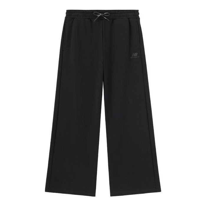 (WMNS) New Balance Fleece Pants 'Black' 6LD37322-BK