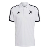 adidas 21-22 Season Juventus Soccer/Football Casual Training Short Sleeve Polo Shirt White GR2932