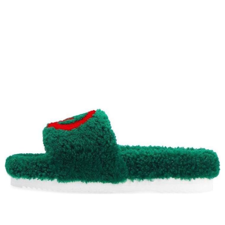 (WMNS) Gucci Merino Wool Slides 'Green' 646225-D0L00-3155
