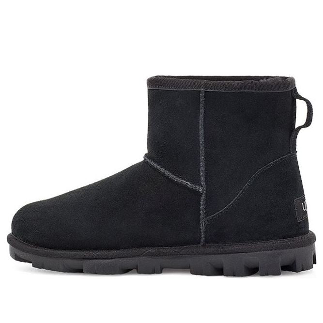 (WMNS) UGG Essential Mini Classic Fleece Lined Black 1115030-BLK