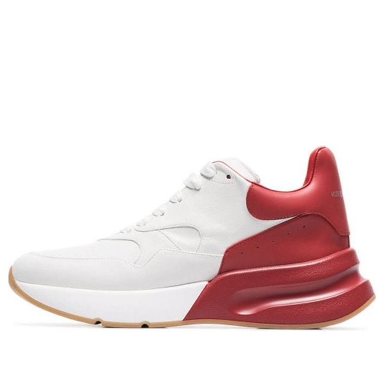 Alexander McQueen Oversized Sneakers 'White Lust Red' 553683WHRU39092