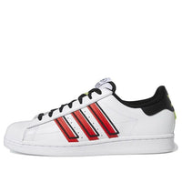 adidas Superstar 'Cloud White Outlined Red Stripes' GX6026