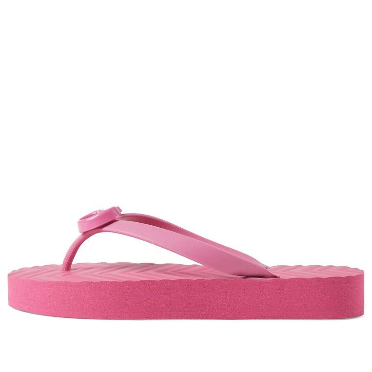 (WMNS) Gucci Chevron Thong Sandal 'Pink' 655463-J8710-5609