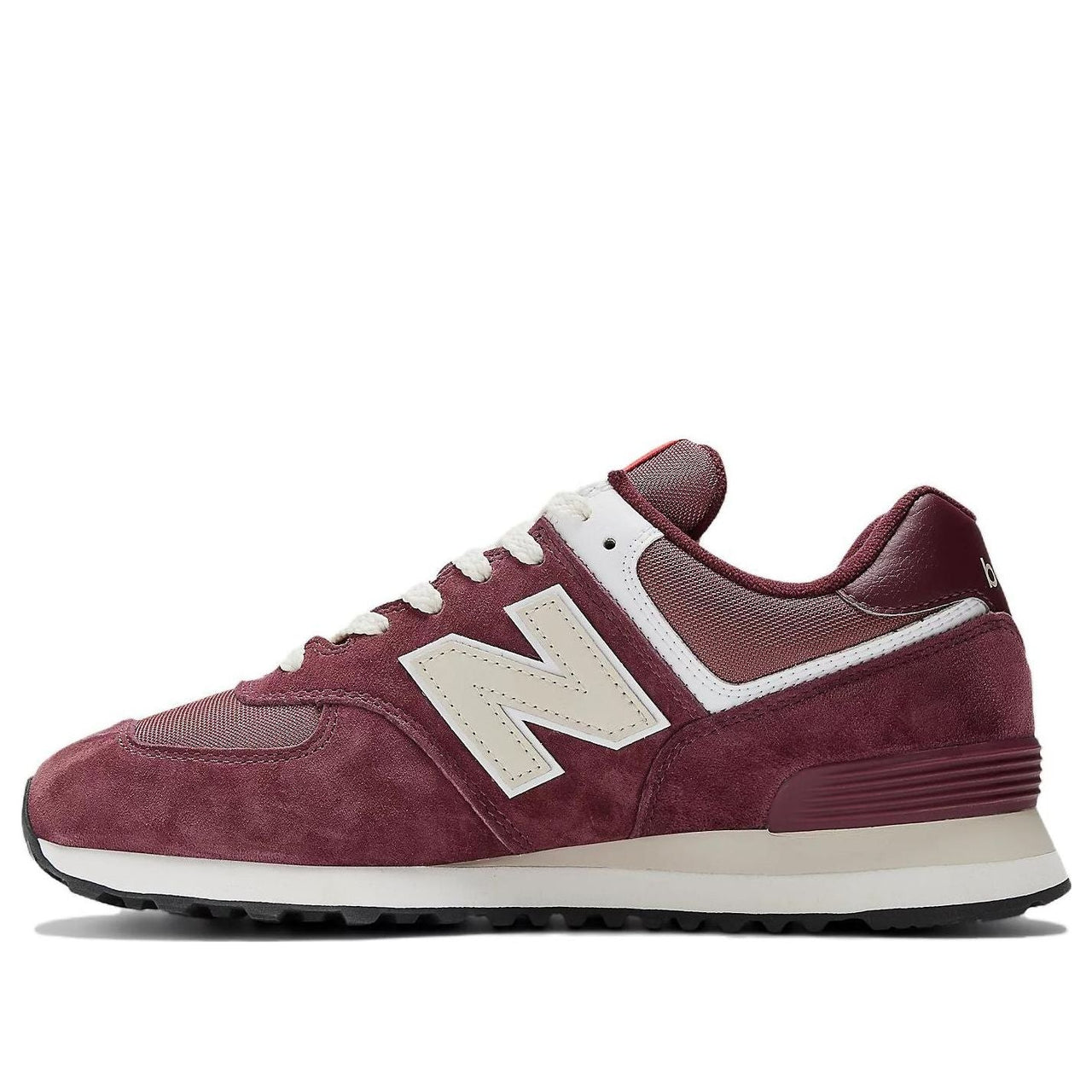New Balance 574 Shoes 'Maroon White' U574HMG