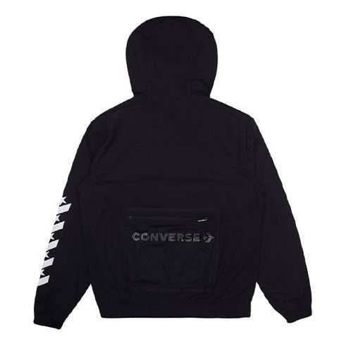 Converse Star Chevron Windproof Jacket 'Black' 10017080-A03