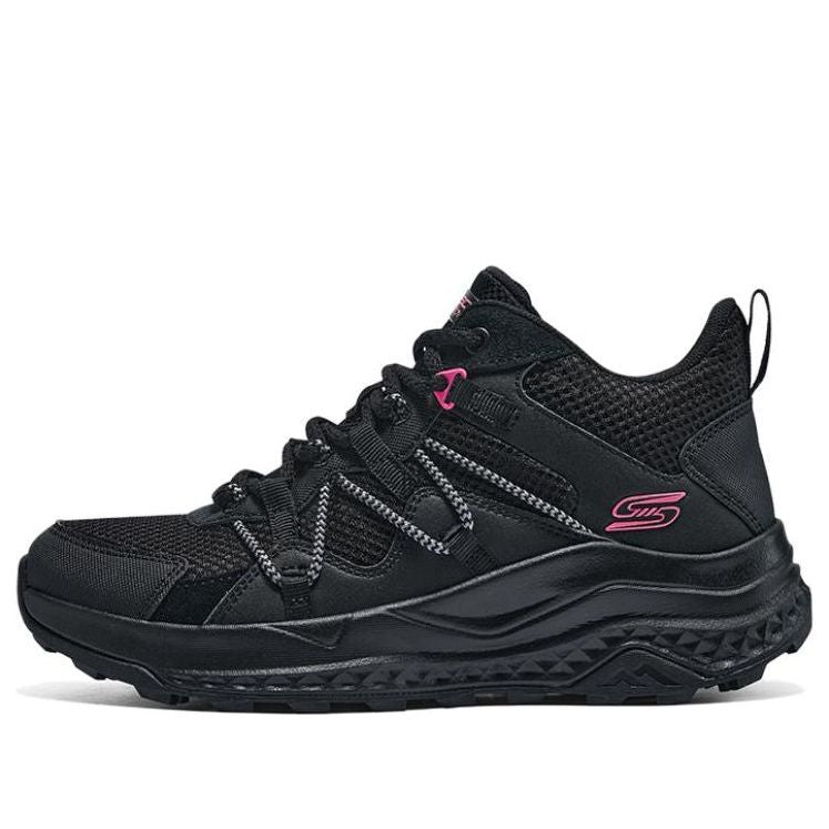(WMNS) Skechers Lifestyle Trainers 'Black Pink' 117495-BBK
