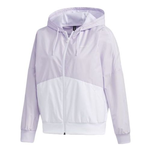 (WMNS) adidas neo FAV WB 1 Jacket 'Light Purple White' GJ5331