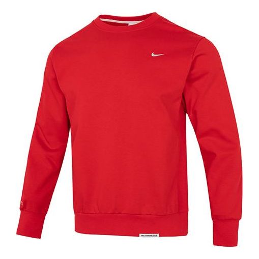Nike solo swoosh crew neck sweatshirt 'Red' DQ5821-657