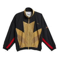 Men's adidas originals x MIDWEST KIDS Crossover Loose Casual Stand Collar Sports Jacket Colorblock H62574