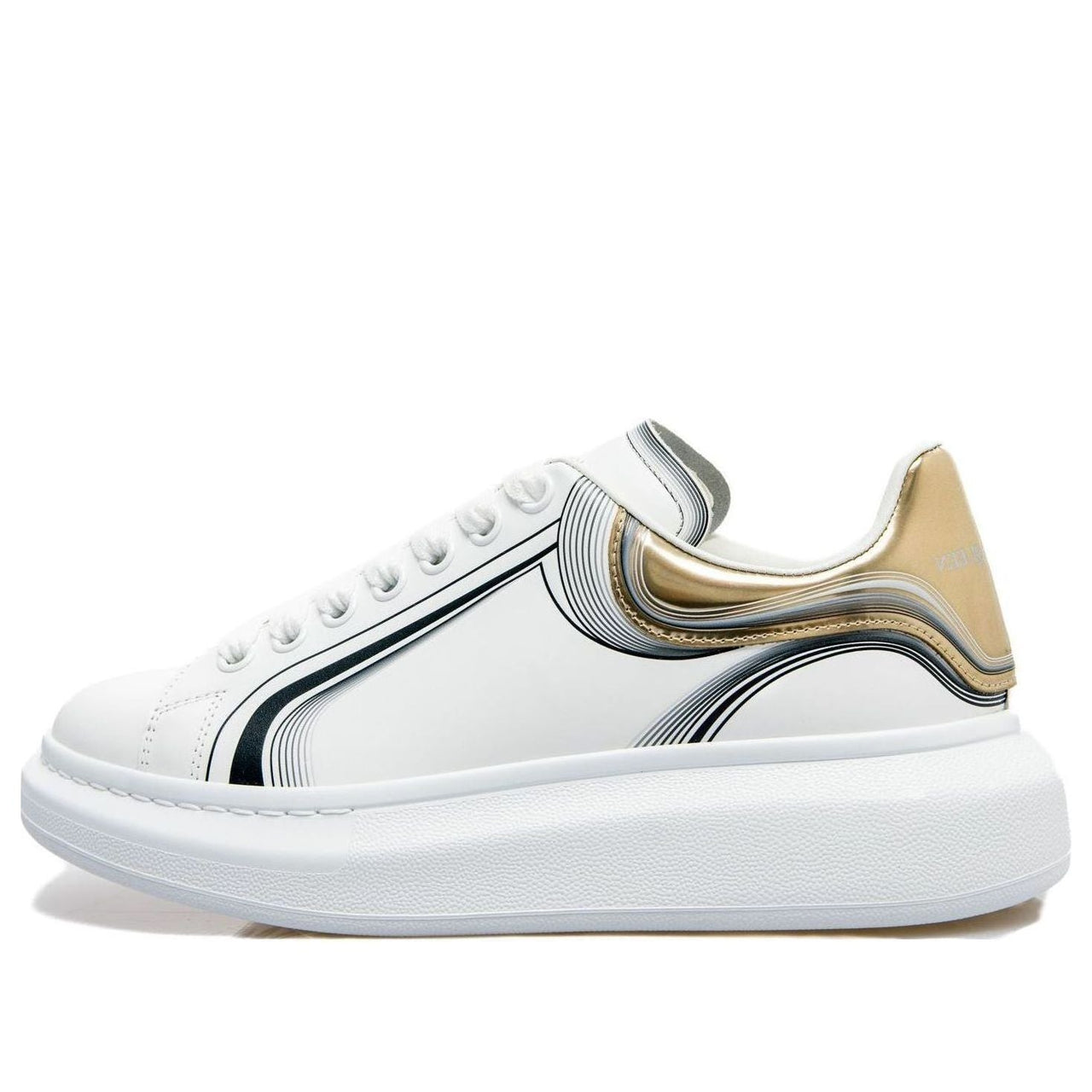 Alexander McQueen Oversized Sneaker 'White Vanilla Black' 750336WIDJP8834