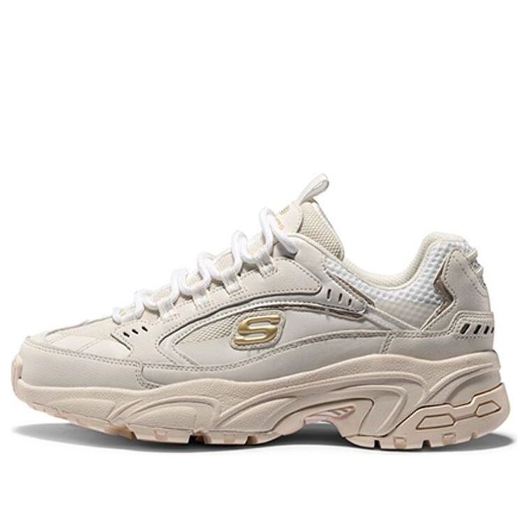 (WMNS) Skechers Stamina 'White Cream' 149017-OFWT