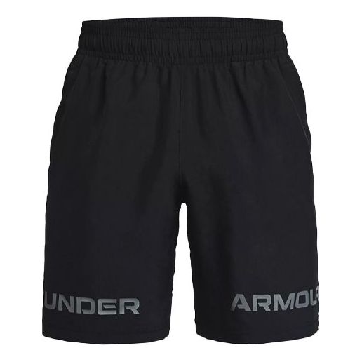 Under Armour Woven Graphic Wordmark Shorts 'Black' 1361433-001