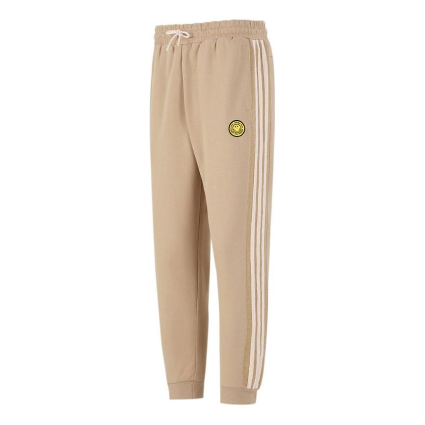 Men's adidas SMLY TP 1 Stripe Athleisure Casual Sports Long Pants/Trousers Khaki H45520