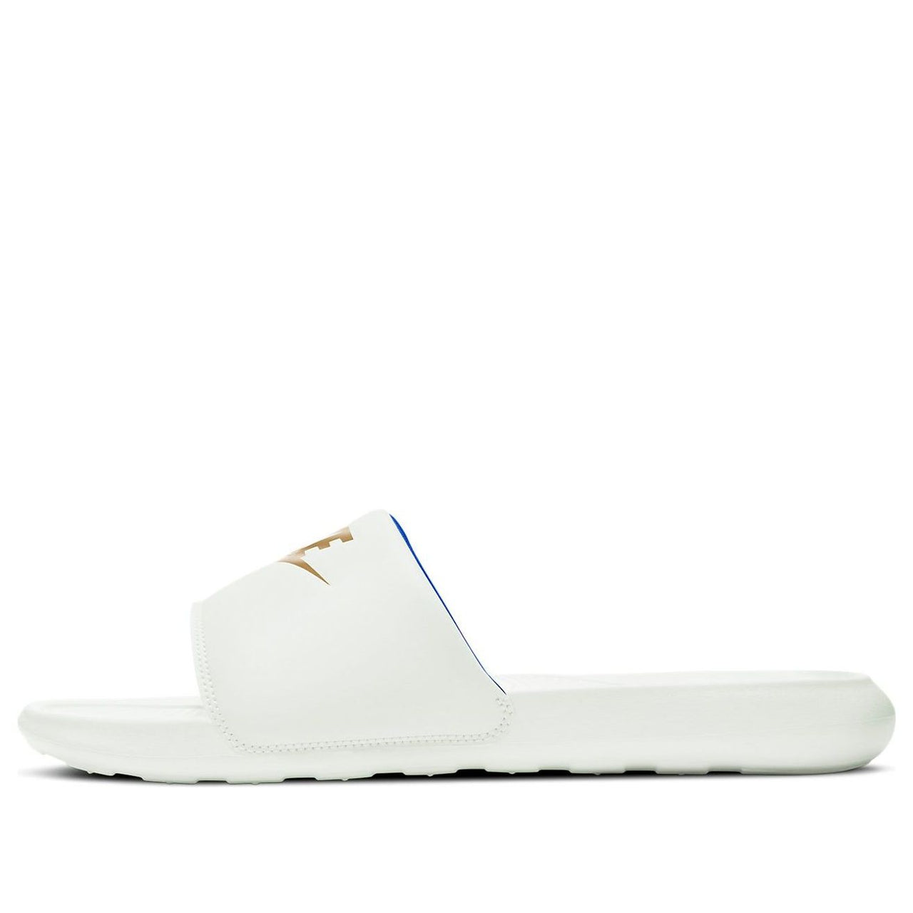 Nike Victori One Slide 'Summit White Metallic Gold' CN9675-105