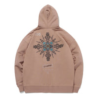 Li-Ning x Dunhuang Museum Crossover CF Series Casual Sports Pullover Hoodie 'Khaki' AWDQC51-4
