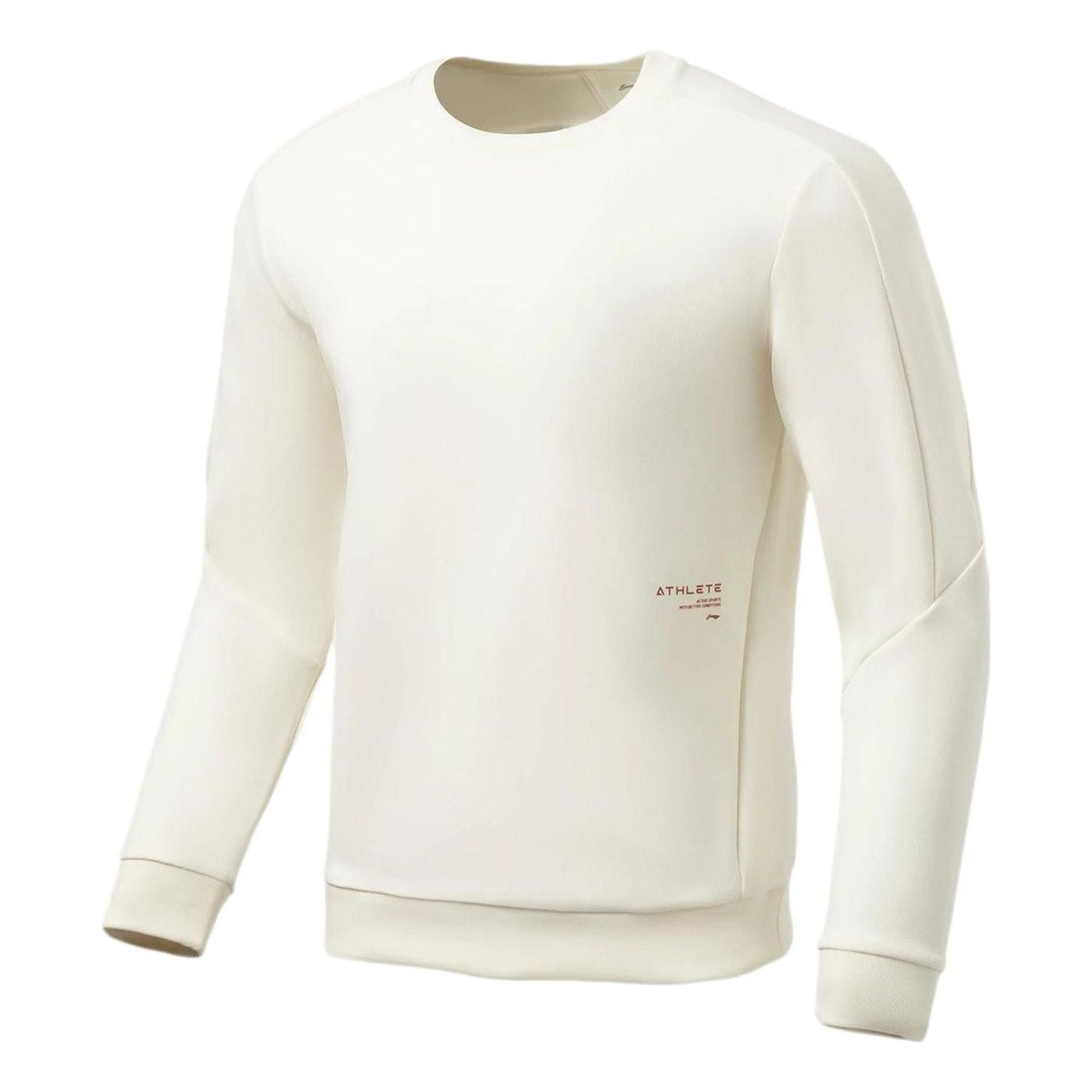 Li-Ning Lifestyle Cotton Crewneck Pullover 'White' AWDS007-5