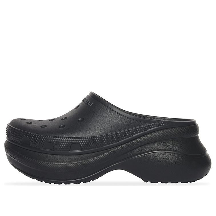 Balenciaga Crocs Mule 'Black Rubber' 720857W1S8E1000