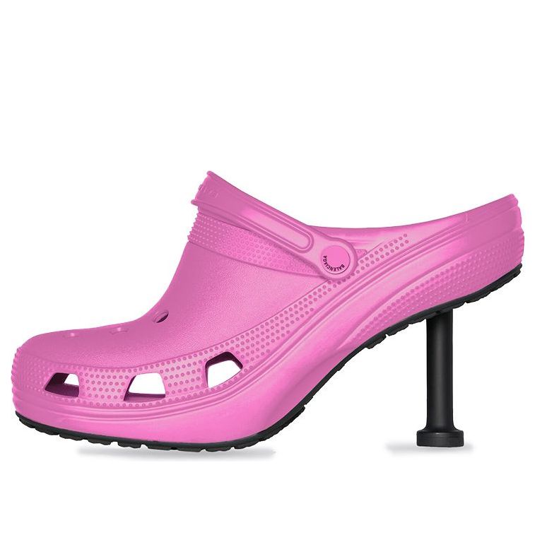 (WMNS) Balenciaga Madame 80MM x Crocs  'Pink' 677390W1S8E5300