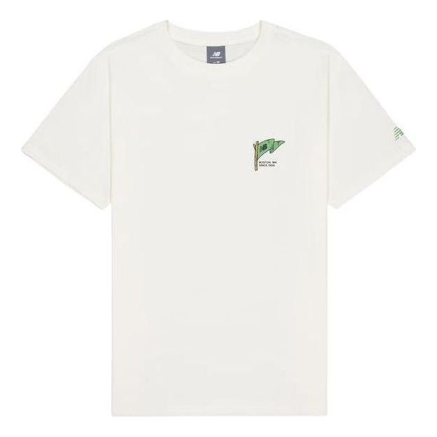 New Balance Flag Graphic T-Shirt 'White' AMT41361-CIC