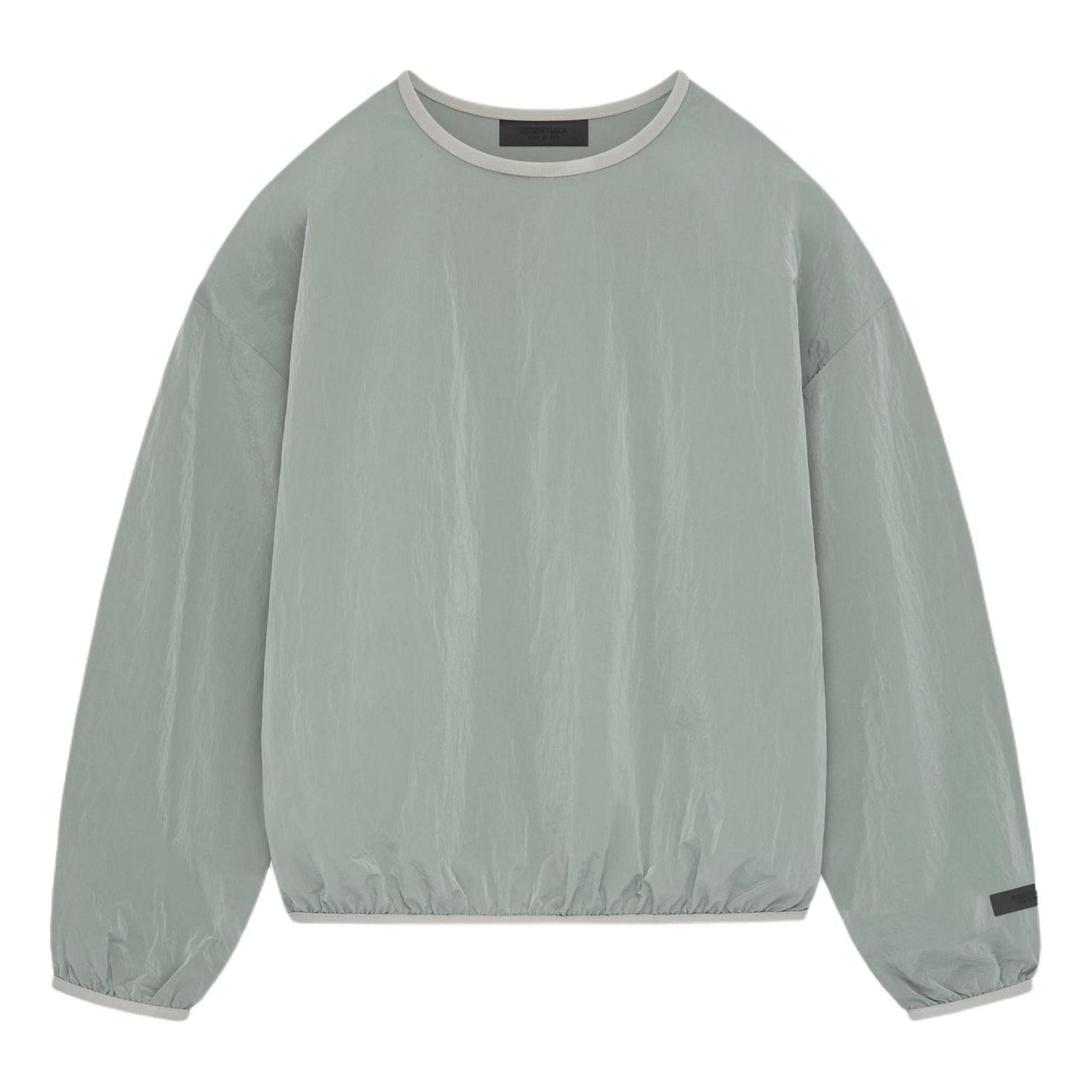 Fear of God Essentials SS24 Crinkle Nylon Pullover Crewneck 'Seal' 186SP244065F