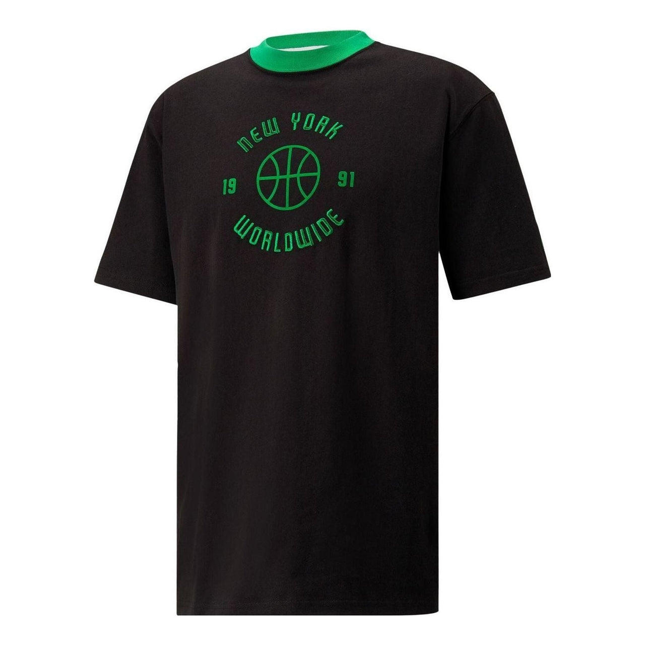 PUMA x Rhuigi Graphic T-Shirt 'Black Green' 539510-01