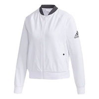 (WMNS) adidas Woven aviator Jacket White FM9314