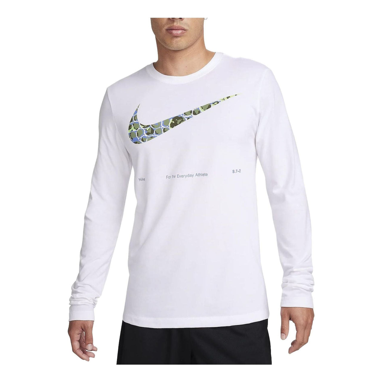 Nike Dri-FIT Long Sleeve T-Shirt 'White' FN0836-100