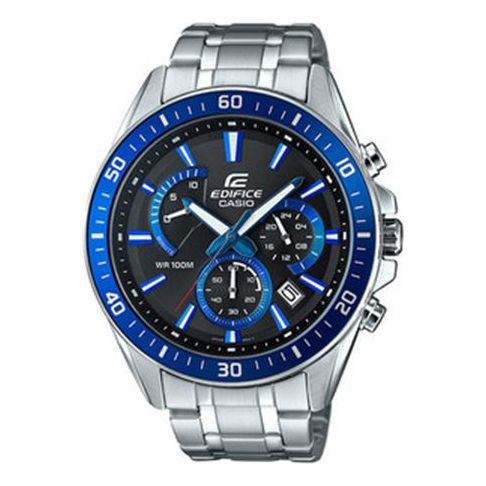 CASIO Waterproof EDIFICE Stainless Steel Strap Mens Blue Analog EFR-552D-1A2VUPRD