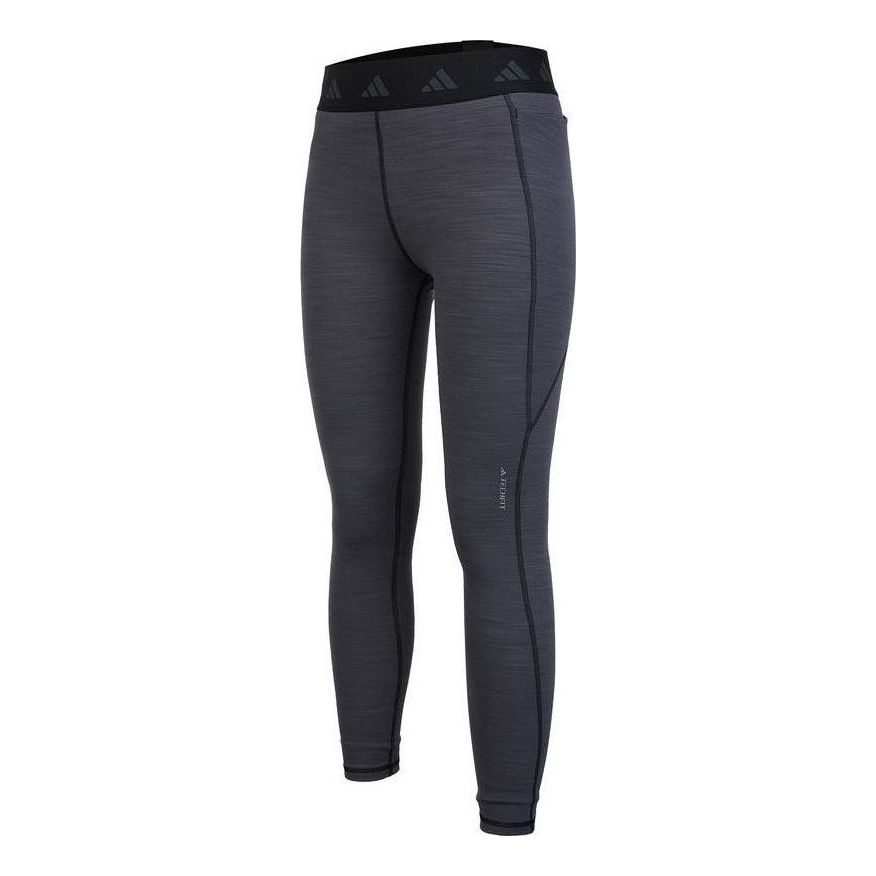(WMNS) adidas Techfit Brushed Full Length Leggings 'Black' HS8758