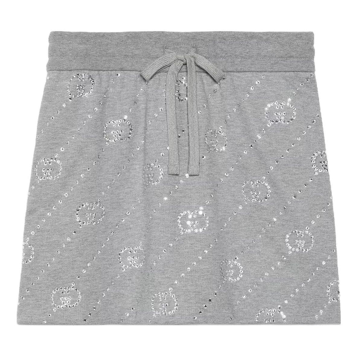 (WMNS) Gucci Light Felted Cotton Jersey Skirt 'Grey' 770187-XJF01-1056
