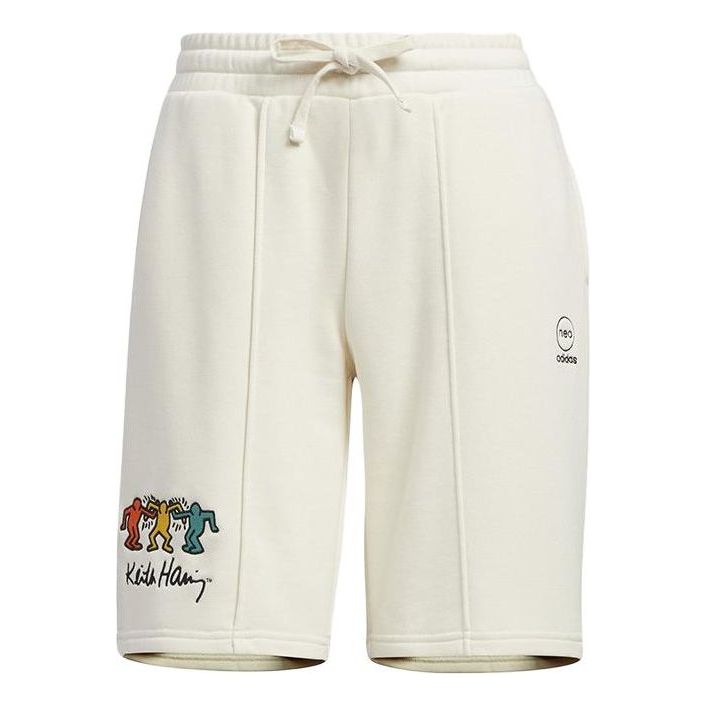 adidas Neo X Keith Haring Shorts 'White' HS6831