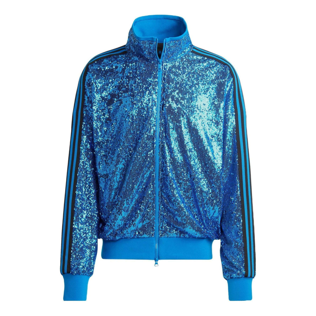 adidas originals Sequin Track Jacket 'Blue' IA2463