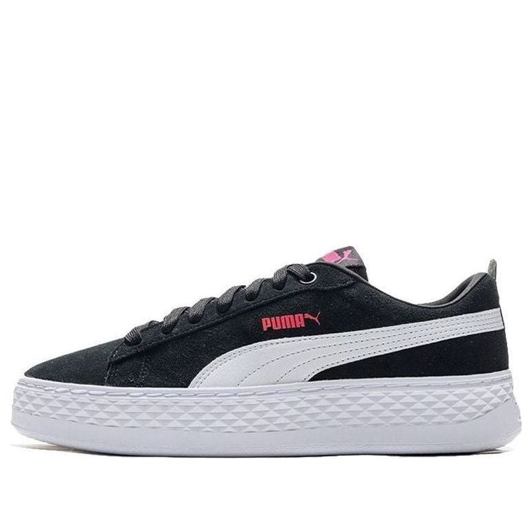 (WMNS) PUMA Smash Platform SD 'Black' 366488-12