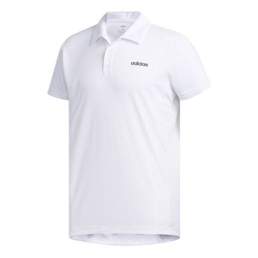 adidas Training Sports Short Sleeve Polo Shirt White FL0332