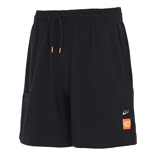 Men's Nike KD Durant Basketball Sports Training Loose Breathable Knit Shorts Black CV2410-010