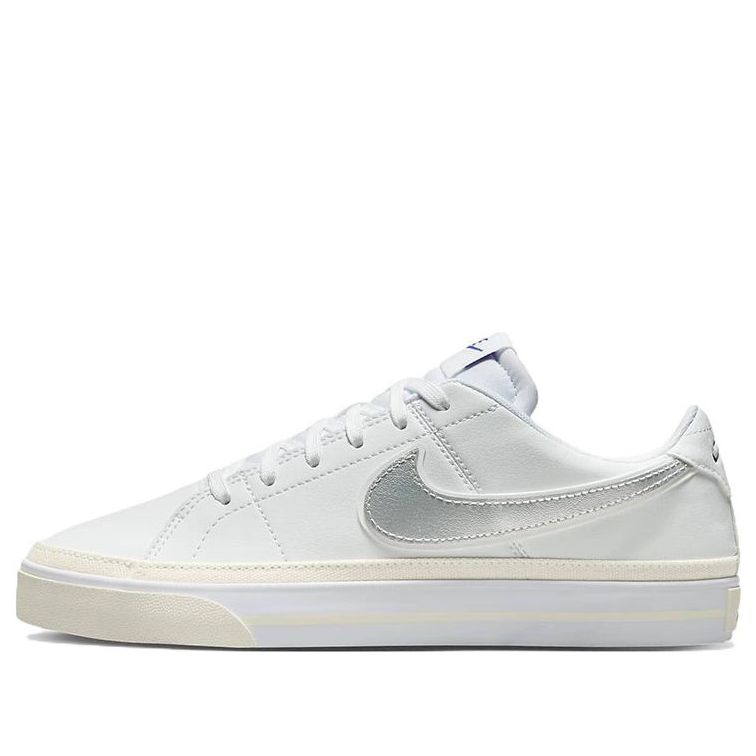 (WMNS) Nike Court Legacy 'White Metallic Silver' DX3216-100