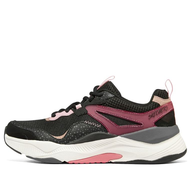 (WMNS) Skechers Mira - Big Praise 'Black' 149882-BKPK