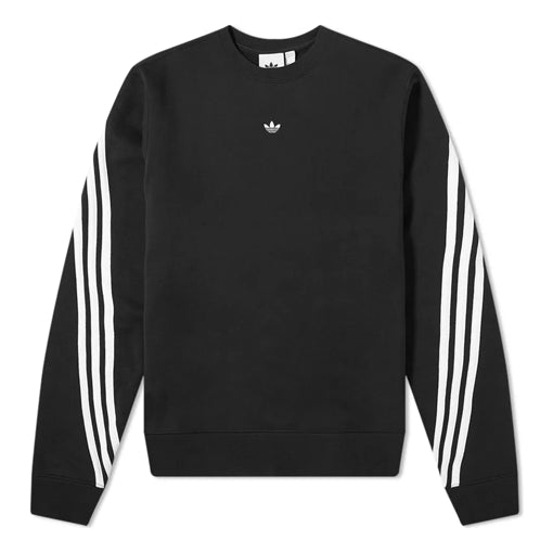 adidas originals 3-Stripes Wrap CR Crewneck Black FM1522