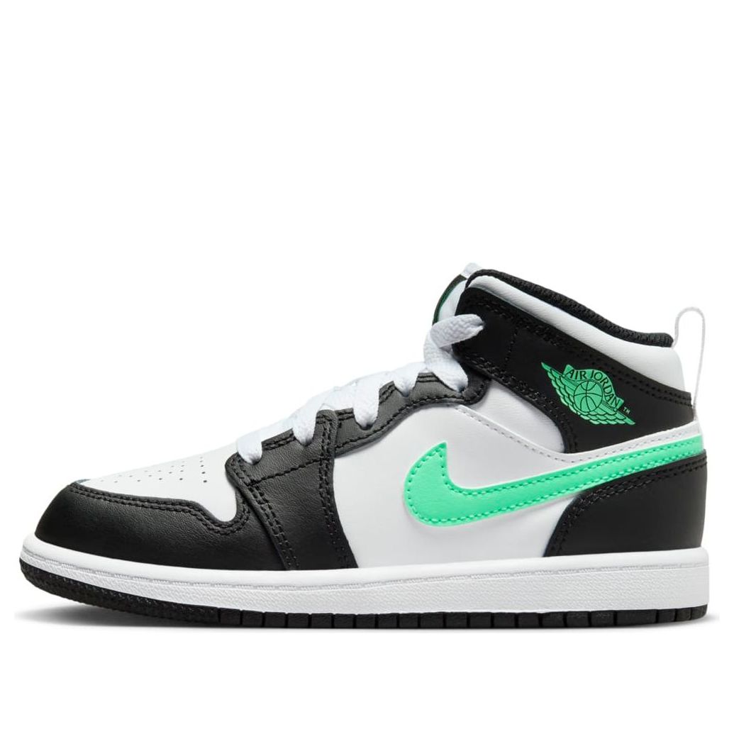 (PS) Air Jordan 1 Mid 'Green Glow' DQ8424-103